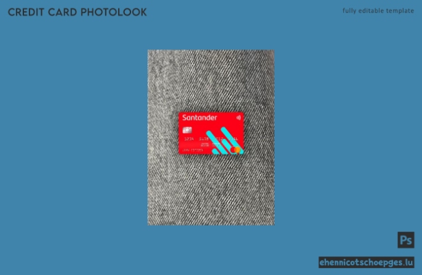 USA Santander Bank Mastercard Photolook Beispielvorschau